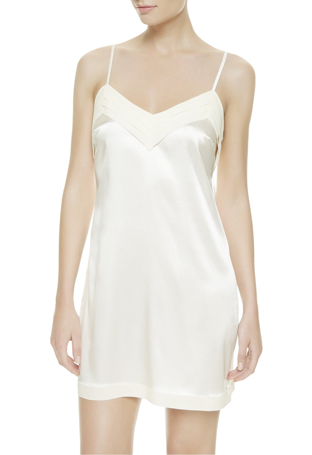 Silk Essence Nightgown in White