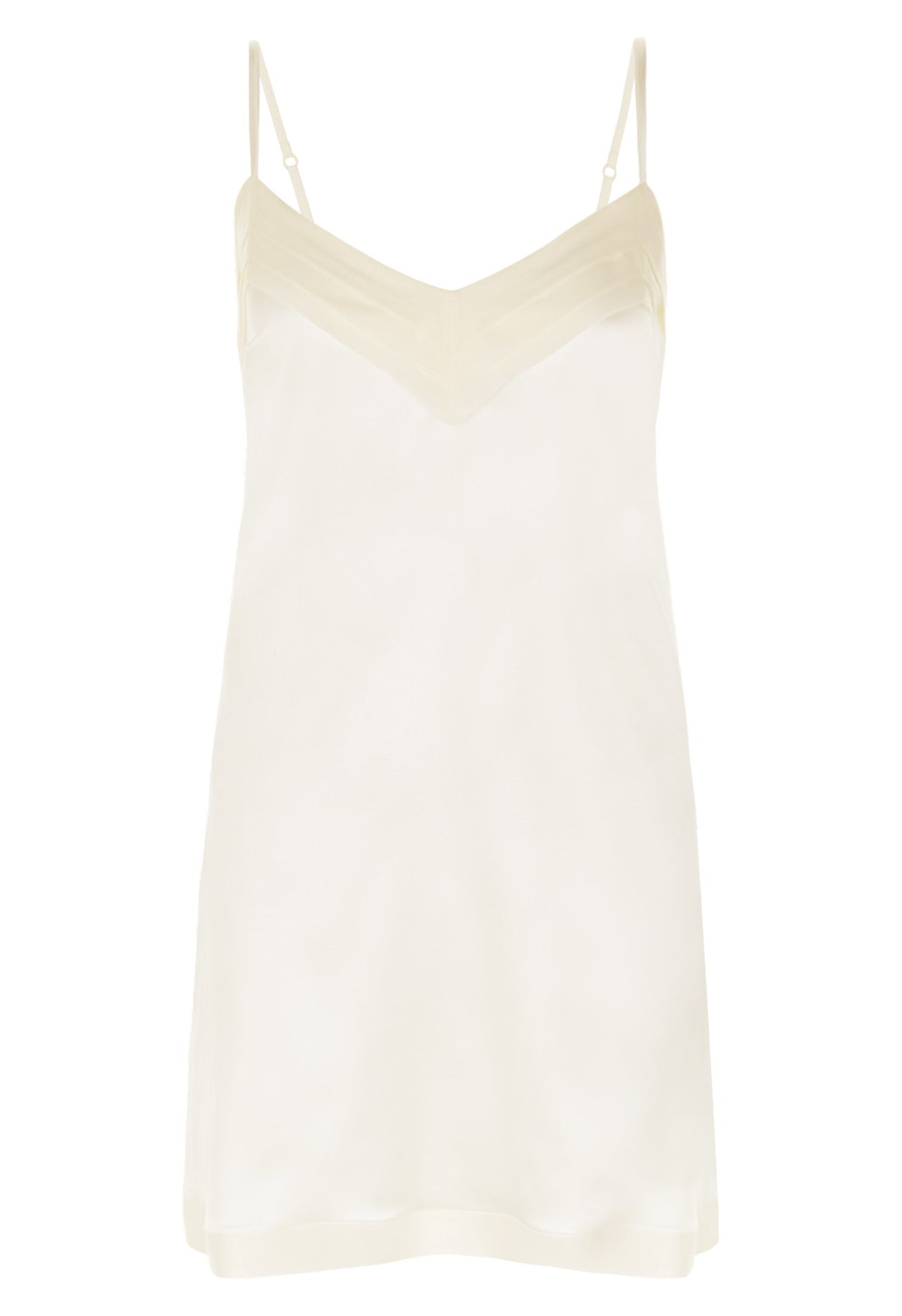 Silk Essence Nightgown in White
